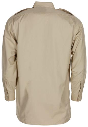 Brit. Diensthemd, beige, langarm, gebr.