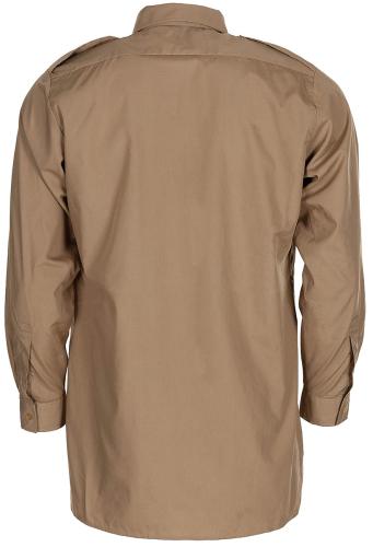 Brit. Diensthemd, khaki, langarm, gebr.
