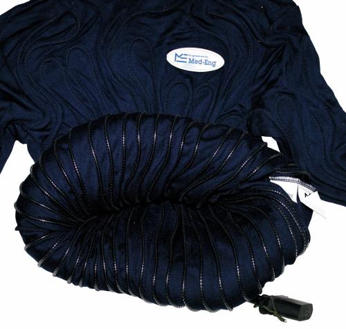Brit. Kühlshirt, "Med-Eng", blau, neuw.