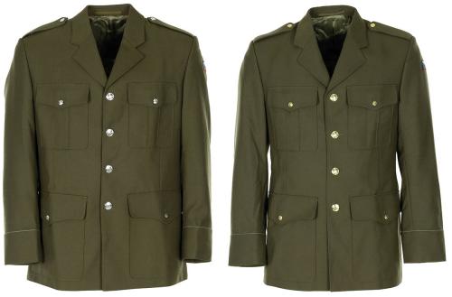 CZ Uniformjacke, grün, neuwertig