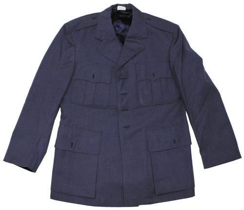 US Uniformjacke, "Air Force", blau, OHNE KNÖPFE, gebr.
