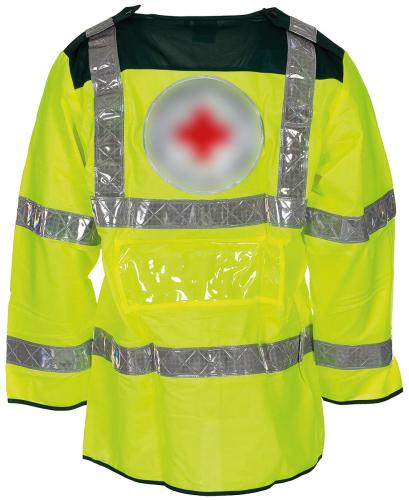 Brit. Signaljacke,"RED CROSS", mit Reflektor, neuw.