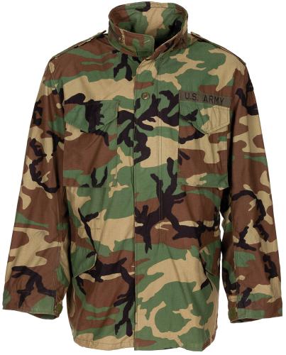 US Feldjacke M65, woodland, NY/CO, gebr.