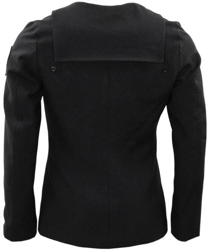 Brit. Marinejacke, schwarz, Gab., gebr.