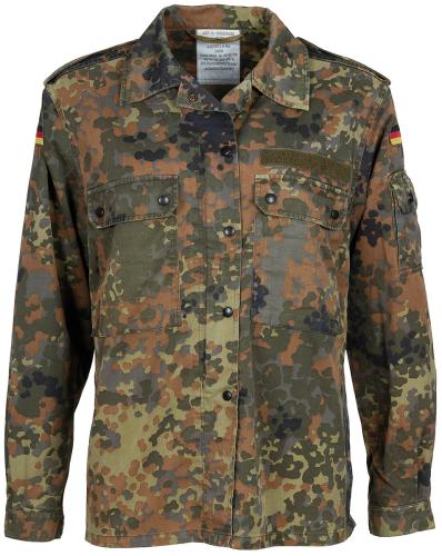 BW Feldbluse, DAMEN, flecktarn, 5 Farb., gebr.