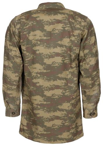 Türk. Feldbluse, Rip Stop, M2008, gebr.