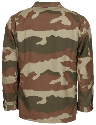 Türk. Feldbluse, Rip Stop, woodland, gebr.