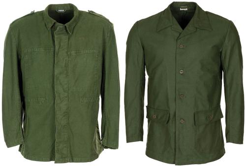 Schwed. Arbeitsjacke, oliv, gebr.