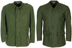 Schwed. Arbeitsjacke, oliv, gebr.