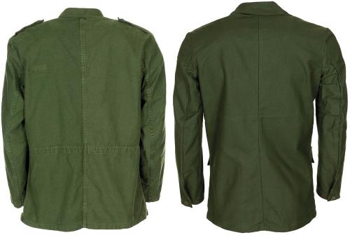 Schwed. Arbeitsjacke, oliv, gebr.