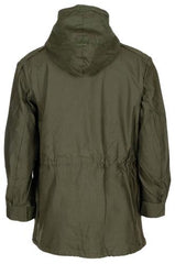Belg. Feldjacke, M 64, mit Kapuze, oliv, gebr.