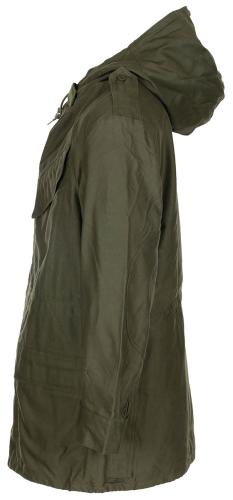 Belg. Feldjacke, M 64, mit Kapuze, oliv, gebr.