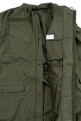 Belg. Feldjacke, M 64, mit Kapuze, oliv, gebr.