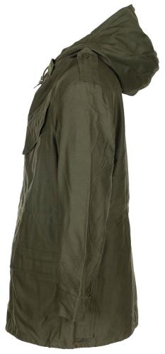 Belg. Feldjacke, M 64, mit Kapuze, oliv, neuw.