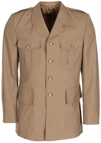 Belg. Uniformjacke, khaki, neuw.