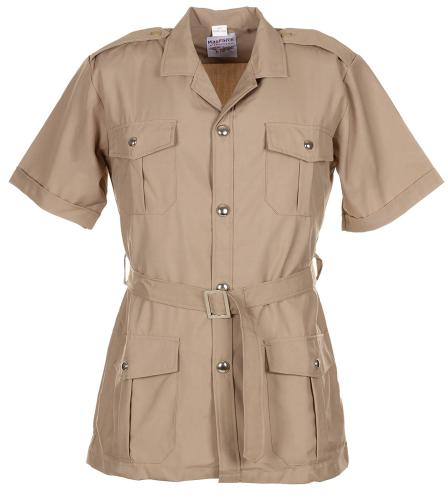 Franz. Feldjacke, "Tropen", khaki, neuw.