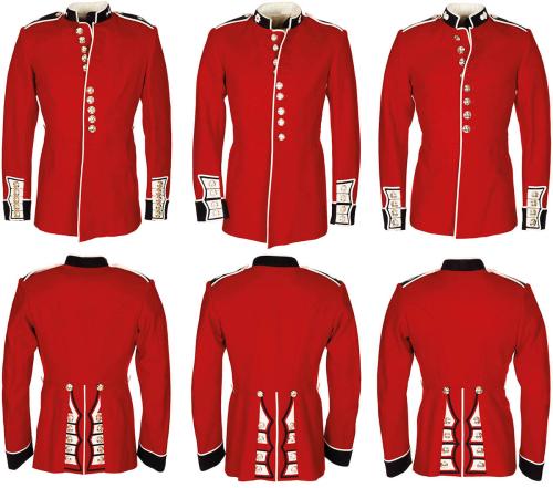 Brit. Paradejacke, rot, neuw.