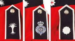 Brit. Paradejacke, rot, neuw.