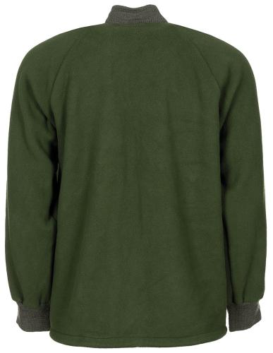 Brit. Fleece-Jacke, oliv, gebr.