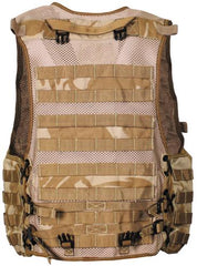 Brit. Weste, "Load Carrying", "MOLLE", DPM desert, neuw.