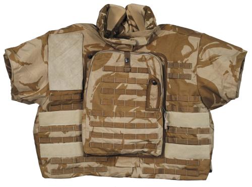 Brit. Cover-Body-Armour, "KESTREL", DPM desert, gebr.