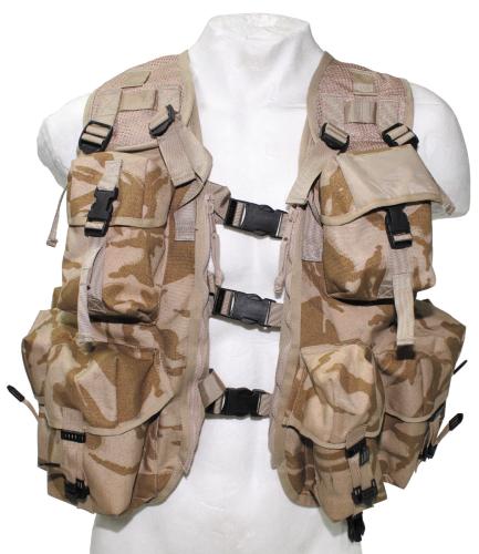 Brit. Tactical Weste, DPM desert, gebr.