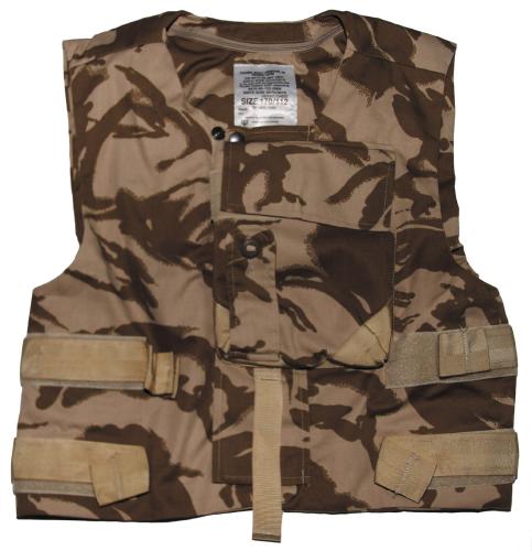 Brit. Cover-Combat-Weste, DPM desert, gebr.