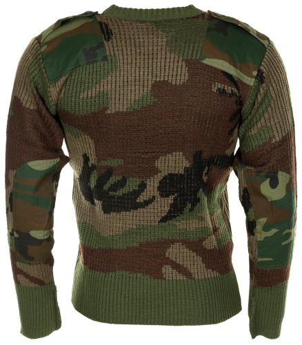 Pullover, V-Ausschnitt, tarn, neuw.