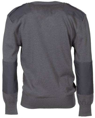 Österr. V-Pullover, grau, neuwertig