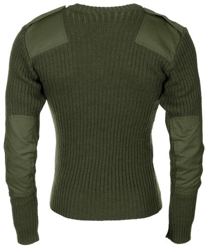 Brit. Kommando Pullover, oliv, gebr.