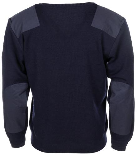 Holl. Pullover, blau, V-Ausschnitt, gebr.