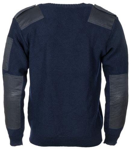 Holl. Pullover, blau, V-Ausschnitt, gebr.