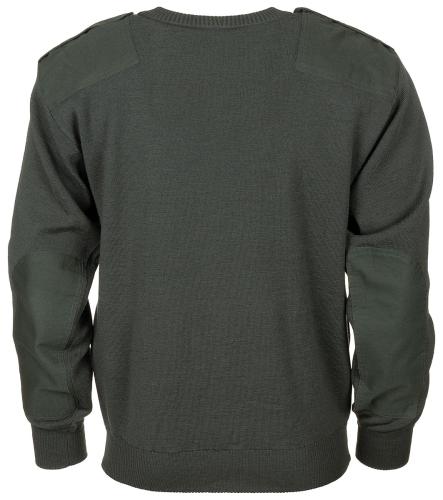 Holl. Pullover, oliv, V-Ausschnitt, gebr.