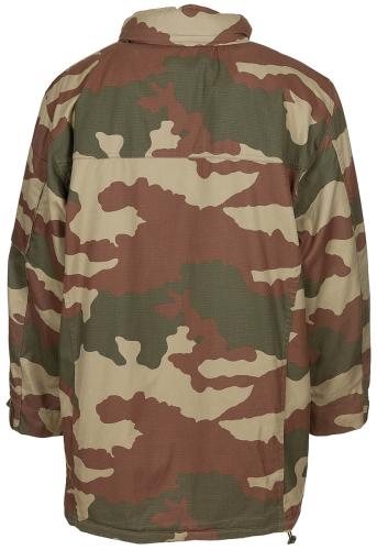 Türk. Feldparka, Rip Stop, woodland, mit Futter, gebr.