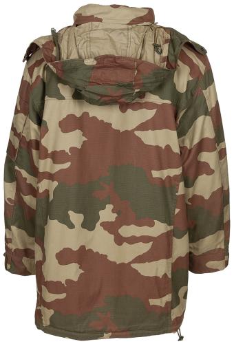 Türk. Feldparka, Rip Stop, woodland, mit Futter, gebr.