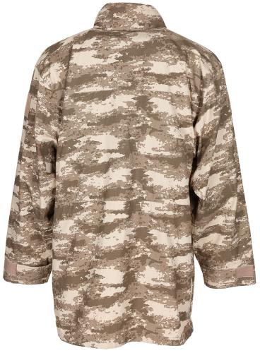Türk. Feldparka, Rip Stop, M2021,desert, m. Futter, gebr.