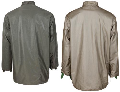 Holl. Unterziehjacke, Laminat, für Parka, oliv, gebr.