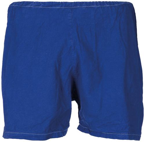 Schwed. Sporthose, kurz, blau, gebr.