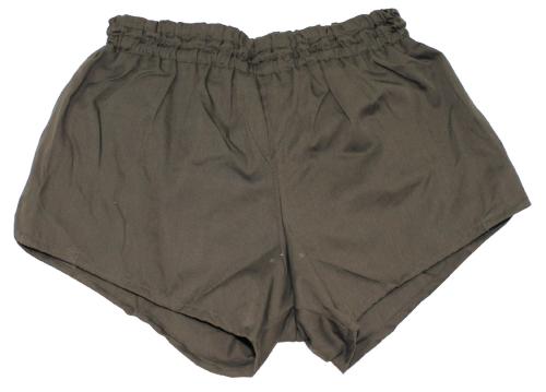 Österr. Sporthose, mit Innenhose, oliv, neuwertig