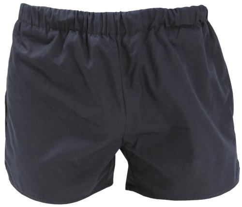 Brit. Sporthose, blau, kurz, mit Innenfutter, gebr.