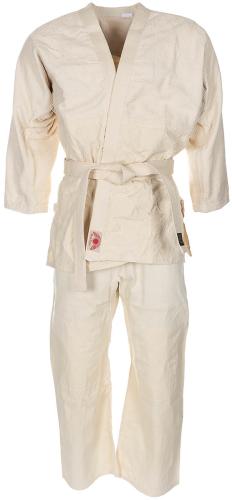 Ital. Judo Anzug, natur, (Jacke, Hose u. Gürtel), neuw.