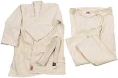 Ital. Judo Anzug, natur, (Jacke, Hose u. Gürtel), neuw.