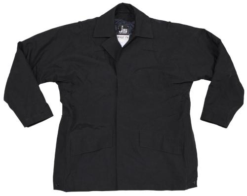 Brit. Regenjacke, schwarz, gefüttert, gebr.