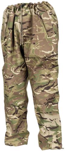Brit. Nässeschutzhose, Combat, MTP tarn, gebr.