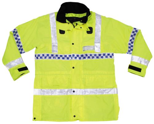 Brit. Signaljacke, gelb, div. Modelle, RV-Steppfutter, gebr.