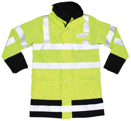 Brit. Signaljacke, gelb, div. Modelle, RV-Steppfutter, gebr.
