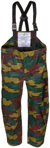 Belg. Nässeschutzhose, tarn, 3-Lagen-Lam., gebr.