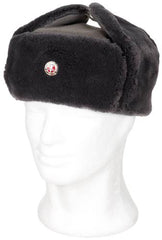 NVA Wintermütze, grau, mit Kokarde, neuw.