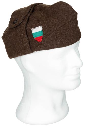 Bulg. Wintermütze, braun, neuwertig