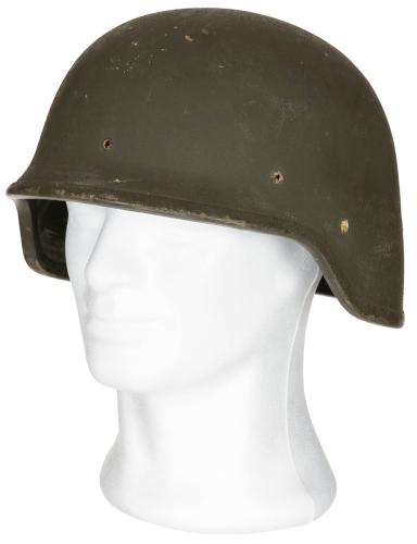 Ital. Helm, Ballistik, gebr., O. INNENTEIL (EXP.BESCHRÄ.)
